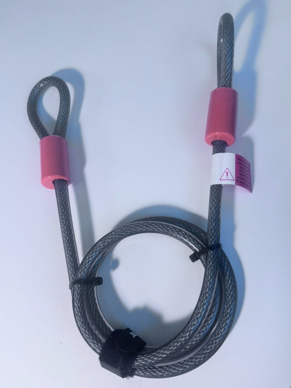 Kryptonite Braided Steel Security Cable Lock Gray with Looped Ends
